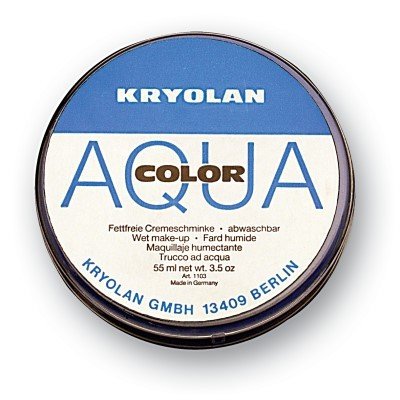Aquacolor Naßschminke Dose 55ml, Farbton:Marineblau 510 von Kryolan