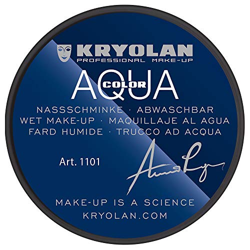 Kryolan Professionelles Aquacolor Deep Black 8ml als Theaterschminke von Kryolan
