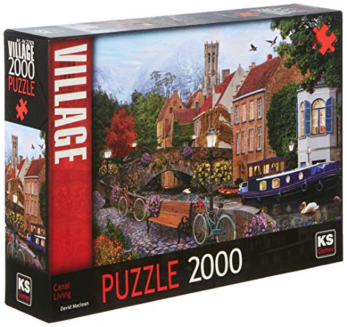 KS Puzzle 2000 Teile - Canal Living von KS Games