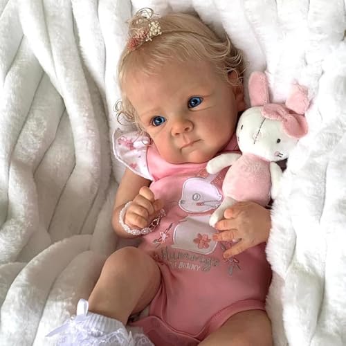 KsiTig 18zoll 46cm Babys Reborn Puppen mädchen silikon lebensechte babypuppen wie echtes Toddler Junge KsiTig 18zoll 46cm Babys Reborn Puppen mädchen silikon lebensechte babypuppen wie echtes Toddler Junge von KsiTig