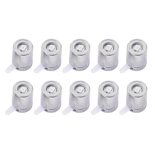 Ksikdeg 10 Stück Miniatur-LED-Lichter, Puppenhäuser, Miniatur-Lampe, kleine Punkte, Lichter für Displays, Party, Hochzeit, Dekoration von Ksikdeg