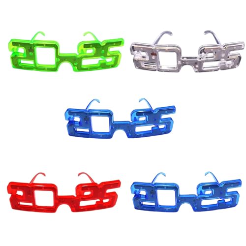 Ksikdeg 2025 Neujahrsparty-Brille, 3 Modi, LED-Licht, 2025, Abschluss-Brille, Dekoration, Fotografie Ksikdeg 2025 Neujahrsparty-Brille, 3 Modi, LED-Licht, 2025, Abschluss-Brille, Dekoration, Fotografie von Ksikdeg