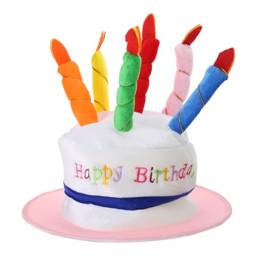 Ksikdeg Erwachsene Caps Happy Birthday Kuchen Hut Party Kostüm Kopfbedeckung Weihnachten Halloween Dekoration für Cosplay Ksikdeg Erwachsene Caps Happy Birthday Kuchen Hut Party Kostüm Kopfbedeckung Weihnachten Halloween Dekoration für Cosplay von Ksikdeg