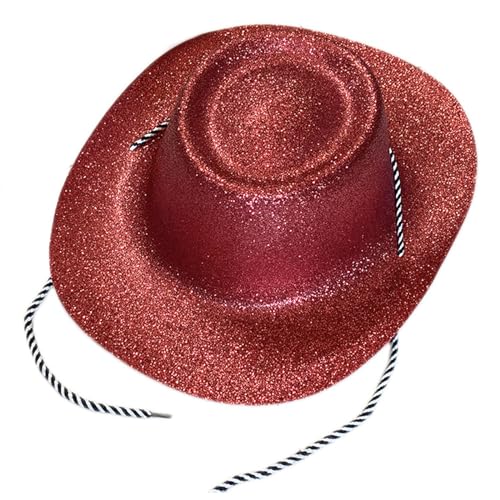 Ksikdeg Glitzernder Puderhut für Damen und Herren, breite Krempe, Rollenspiel, Cowgirl-Hut, Karneval, Party, Requisiten, Junggesellinnenabschied Ksikdeg Glitzernder Puderhut für Damen und Herren, breite Krempe, Rollenspiel, Cowgirl-Hut, Karneval, Party, Requisiten, Junggesellinnenabschied von Ksikdeg