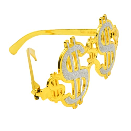 Ksikdeg Halloween Gold Dollar Brille Lustige Dollar Zeichen geformte Brille Party Brille für Erwachsene Geburtstag Halloween Ksikdeg Halloween Gold Dollar Brille Lustige Dollar Zeichen geformte Brille Party Brille für Erwachsene Geburtstag Halloween von Ksikdeg
