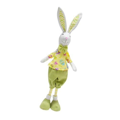 Ksikdeg Handgefertigte Plüschtiere Osterhasen Zwerge Langbeinige Hasen Puppen für Frühlingsdekoration und Urlaub Ksikdeg Handgefertigte Plüschtiere Osterhasen Zwerge Langbeinige Hasen Puppen für Frühlingsdekoration und Urlaub von Ksikdeg
