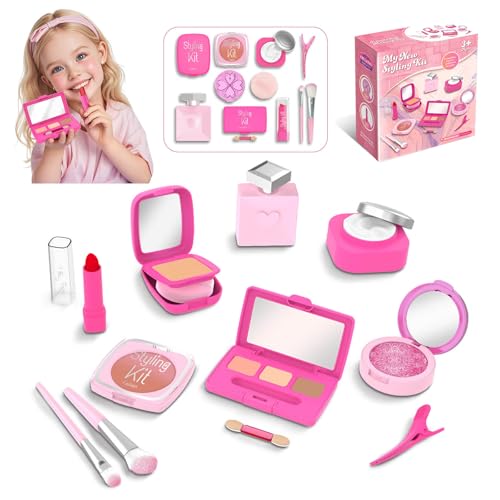 Ksikdeg Imitation Cosmetics Play Kits Ungiftiges Rollenspiel Make Up Spielzeug Mit Accessoires Für Vorschulmädchen Die Versorgung Schenken Ksikdeg Imitation Cosmetics Play Kits Ungiftiges Rollenspiel Make Up Spielzeug Mit Accessoires Für Vorschulmädchen Die Versorgung Schenken von Ksikdeg