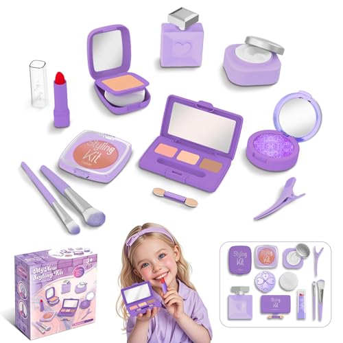 Ksikdeg Imitation Cosmetics Play Kits Ungiftiges Rollenspiel Make Up Spielzeug Mit Accessoires Für Vorschulmädchen Die Versorgung Schenken Ksikdeg Imitation Cosmetics Play Kits Ungiftiges Rollenspiel Make Up Spielzeug Mit Accessoires Für Vorschulmädchen Die Versorgung Schenken von Ksikdeg