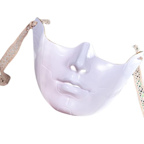 Ksikdeg Maskerade Halbes Gesicht Halloween Augen Mund Maskerade Kostüm Dekoration für Damen Herren Halloween von Ksikdeg