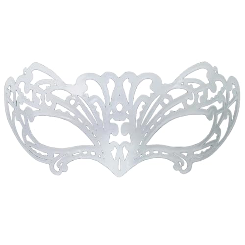 Ksikdeg Maskerade Halloween Cosplay Weiß Halbgesicht Karneval Party Schmetterling für Abschlussbälle von Ksikdeg