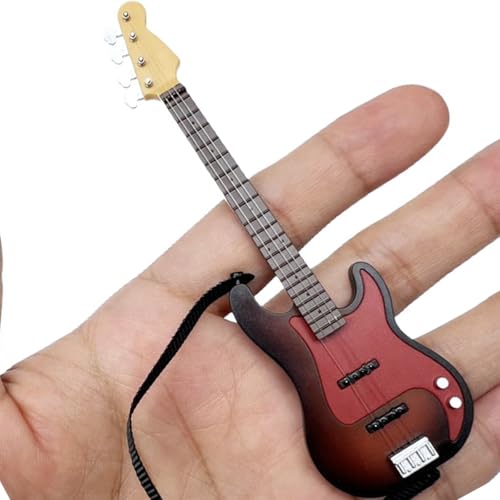 Ksikdeg Miniatur-Gitarrenmodell für Puppenhäuser im Maßstab 1/12 High Detail Musikinstrument Figur Puppenhäuser von Ksikdeg
