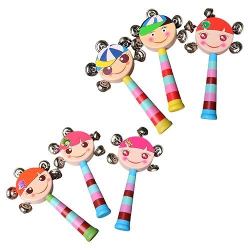 Ksikdeg Packung Von 6 Cartoon Rassel Drum Spielzeug Für Babys Die Sensorische Auditive Entwicklung Und Handkoordination Für Einfachen Grip Fördern Ksikdeg Packung Von 6 Cartoon Rassel Drum Spielzeug Für Babys Die Sensorische Auditive Entwicklung Und Handkoordination Für Einfachen Grip Fördern von Ksikdeg