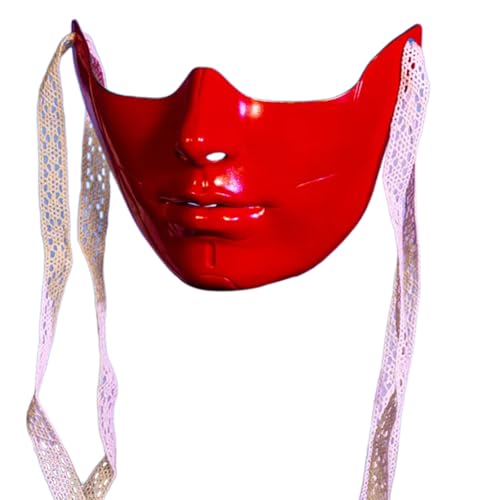 Ksikdeg Uni Maskerade Beauty Cosplay Mechanisches halbes Gesicht für Karneval Halloween Verkleiden von Ksikdeg