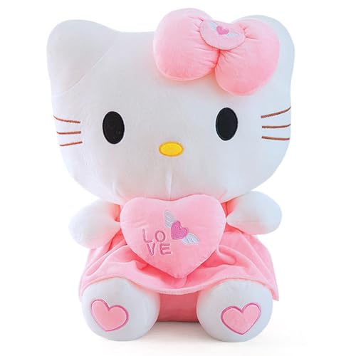 Kitty Kuscheltier, Cartoon Charaktere Plüschtier Spielzeug, Kitty Cat Plüschpuppe, Kitty Cat Plüsch Figure, Kinderpuppe Kuscheltier für Kinder Geburtstag Geschenk, zum Spielen, Sammeln & Kuschel Kitty Kuscheltier, Cartoon Charaktere Plüschtier Spielzeug, Kitty Cat Plüschpuppe, Kitty Cat Plüsch Figure, Kinderpuppe Kuscheltier für Kinder Geburtstag Geschenk, zum Spielen, Sammeln & Kuschel von Ksopsdey