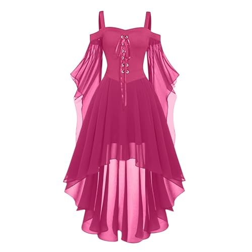 Kswlwccpp 2025 Mittelalter Kleidung Damen - Halloween Kostüm Kurz Gebundene Taille Gothic Kleid Vampir Renaissance Trompetenärmel Schwarz Erwachsene Mittelalter Kleid Fur Damen Kswlwccpp 2025 Mittelalter Kleidung Damen - Halloween Kostüm Kurz Gebundene Taille Gothic Kleid Vampir Renaissance Trompetenärmel Schwarz Erwachsene Mittelalter Kleid Fur Damen von Kswlwccpp
