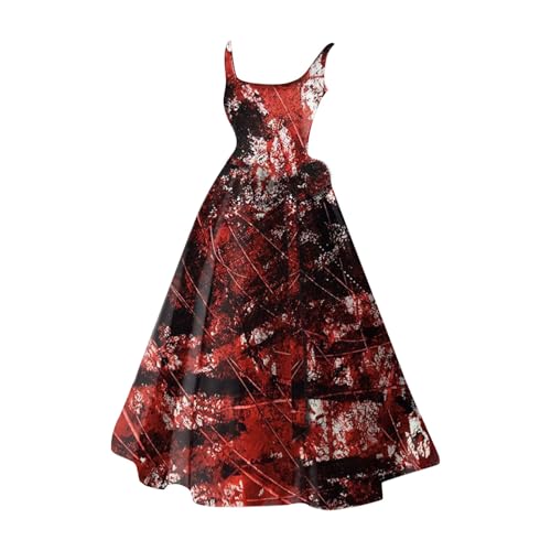 Kswlwccpp Halloween Kostüm Damen Gruselig Blutige Zombie Braut Kostüm Horror Elegant Brautkleid Ärmellos Aufdruck Halloween Kleid fur Damen Kswlwccpp Halloween Kostüm Damen Gruselig Blutige Zombie Braut Kostüm Horror Elegant Brautkleid Ärmellos Aufdruck Halloween Kleid fur Damen von Kswlwccpp