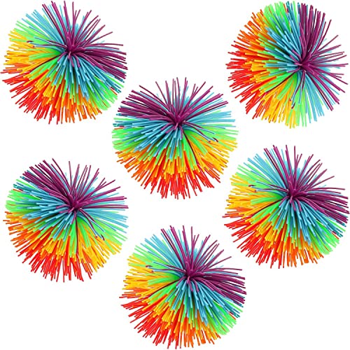 6 Stück Flauschiger Jugging Ball, Silikon Strähniger Ball, Stressball Erwachsene, Stringy Balls für Reizbarkeit Dekompression Therapie Sinnesspielzeug, für Kinder und Erwachsene 6 Stück Flauschiger Jugging Ball, Silikon Strähniger Ball, Stressball Erwachsene, Stringy Balls für Reizbarkeit Dekompression Therapie Sinnesspielzeug, für Kinder und Erwachsene von Ktnyl
