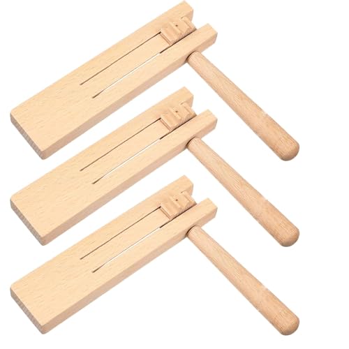Ktnyl 3 Stück Holzratsche, Klapper, Osterratsche, Ratsche Holz, Osterratsche, Krachmacher, Krachmacher Streich, Kann Sowohl für Kinderübungen Als Auch für Die Tonproduktion Verwendet Werden Ktnyl 3 Stück Holzratsche, Klapper, Osterratsche, Ratsche Holz, Osterratsche, Krachmacher, Krachmacher Streich, Kann Sowohl für Kinderübungen Als Auch für Die Tonproduktion Verwendet Werden von Ktnyl