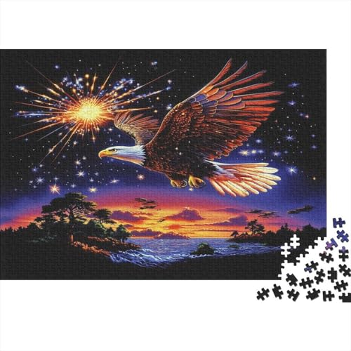 Adler Puzzle 1000 Teile Für Erwachsene Und Kinder Ab 14 Jahrenfür Stressabbauer Puzzlespiel Erwachsenen Puzzlespiel Puzzel 1000pcs (75x50cm) von KuangGeKG
