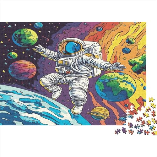 Astronaut Puzzle 1000 Teile Erwachsene Puzzles Für Erwachsene Klassische Puzzles 1000 Teile Erwachsene Puzzlespiel Schwer Pädagogisches Spielzeug Erwachsene Kinder Puzzel 1000pcs (75x50cm) von KuangGeKG