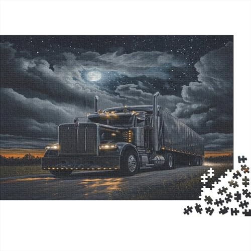 Big Truck Puzzlespiel 1000 Teile Erwachsene -Puzzle 1000 Stück Spiel Puzzles Für Erwachsene Kinder Puzzle Erwachsenen Puzzlespiel Puzzel 1000pcs (75x50cm) von KuangGeKG
