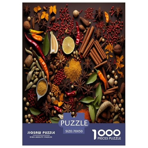 Bunte Gewürze Puzzles 1000 Teile Schwer Puzzle Spielzeug Pädagogisches Spiel Impossible Herausforderung Spielzeug Für Erwachsene Und Kinder Ab 14 Jahren 70x50cm/1000pcs Bunte Gewürze Puzzles 1000 Teile Schwer Puzzle Spielzeug Pädagogisches Spiel Impossible Herausforderung Spielzeug Für Erwachsene Und Kinder Ab 14 Jahren 70x50cm/1000pcs von KuangGeKG