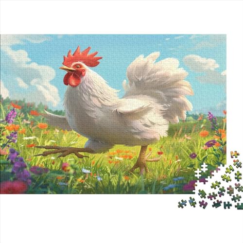 Hähne Puzzle 1000 Teile Erwachsene Puzzles Für Erwachsene Klassische Puzzles 1000 Teile Erwachsene Puzzlespiel Schwer Pädagogisches Spielzeug Erwachsene Kinder Puzzel 1000pcs (75x50cm) von KuangGeKG