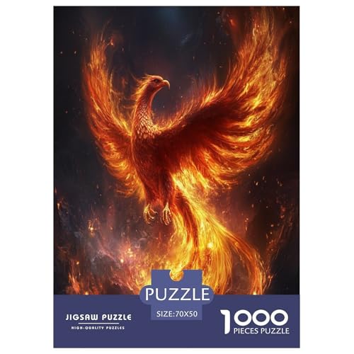 Phoenix Puzzle 1000-teilige Schwer Puzzle Spielzeug Lernspiel Impossible Herausforderungsspielzeug Für Erwachsene Und Kinder Ab 12 Jahren 70x50cm/1000pcs Phoenix Puzzle 1000-teilige Schwer Puzzle Spielzeug Lernspiel Impossible Herausforderungsspielzeug Für Erwachsene Und Kinder Ab 12 Jahren 70x50cm/1000pcs von KuangGeKG