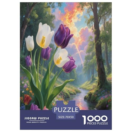 Tulpen Puzzles 1000 Teile Schwer Puzzle Spielzeug Lernspiel Impossible Herausforderungsspielzeug Für Erwachsene Und Kinder Ab 14 Jahren 70x50cm/1000pcs Tulpen Puzzles 1000 Teile Schwer Puzzle Spielzeug Lernspiel Impossible Herausforderungsspielzeug Für Erwachsene Und Kinder Ab 14 Jahren 70x50cm/1000pcs von KuangGeKG