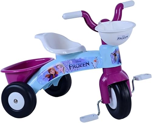 Frozen Dreirad mit Korb und Spielzeugkiste für Kinder ab 1 Jahr von Kubbinga