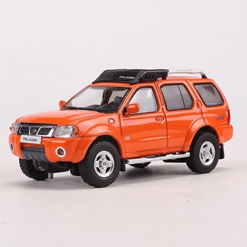KuentZ GCD 1:64 Nissan Paladin SUV Simulation Legierung Auto Modell Spielzeug Sammlung Ornamente (Size : Orangeinstock) von KuentZ