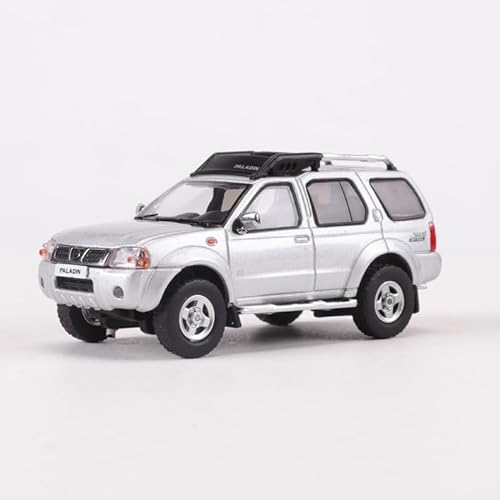 KuentZ GCD 1:64 Nissan Paladin SUV Simulation Legierung Auto Modell Spielzeug Sammlung Ornamente (Size : Silverinstock) von KuentZ