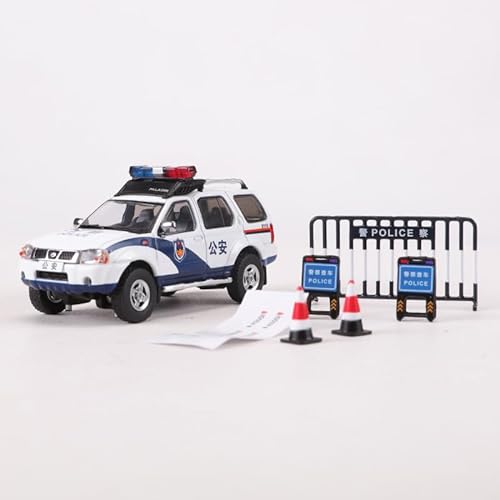 KuentZ GCD 1:64 Nissan Paladin SUV Simulation Legierung Auto Modell Spielzeug Sammlung Ornamente (Size : Whitepolicecar) von KuentZ