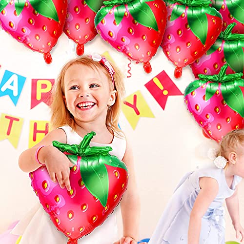 Kueohse 10 StüCk Erdbeer Ballons SüßE Erdbeer Folie Mylar Ballons für MäDchen Erdbeer Themen Geburtstag Feier Dekorationen Kueohse 10 StüCk Erdbeer Ballons SüßE Erdbeer Folie Mylar Ballons für MäDchen Erdbeer Themen Geburtstag Feier Dekorationen von Kueohse