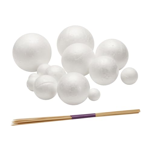 Kueohse Sonnensystem-Projektkit, PlanetModel Crafts 14 Polystyrolkugeln Unterschiedlicher GrößE für Schulwissenschaftliche Projekte Kueohse Sonnensystem-Projektkit, PlanetModel Crafts 14 Polystyrolkugeln Unterschiedlicher GrößE für Schulwissenschaftliche Projekte von Kueohse