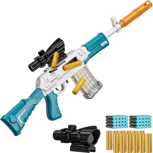 Kufanda Spielzeug Pistole Kinder, Eva Schaumstoff Soft Bullet Toy Gun, Blaster Gun Spielzeugpistolen für Kindergeschenke und Erwachsene ab 8 Jahren, für Drinnen und Draußen (Grün) von Kufanda