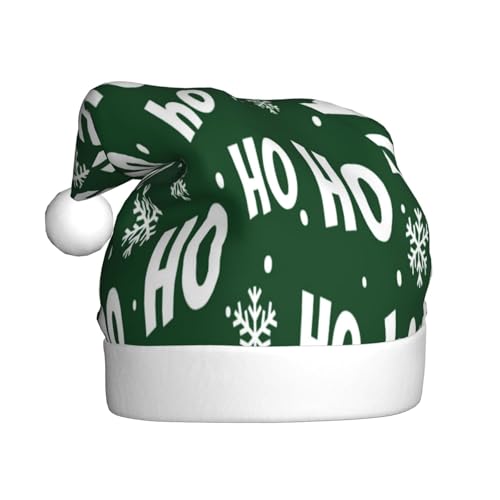 Kuilepa Ho Weihnachtshut, Weihnachtsmannhut, Weihnachtsmütze für Erwachsene, verdickte Weihnachtsmannmützen für Weihnachten, Neujahr, Partyzubehör von Kuilepa