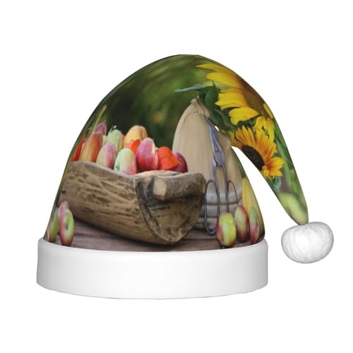 Kuilepa Klassischer hölzerner Weihnachtsmannhut, Weihnachtsmütze für Kinder, Unisex, bequeme Weihnachtsmützen für Weihnachten, Neujahr, Feiertage, Partyzubehör von Kuilepa