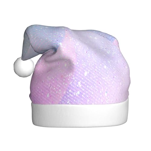 Kuilepa Weihnachtshut mit Regenbogen-Druck, Weihnachtsmann-Hut für Erwachsene, verdickte Weihnachtsmannmützen für Weihnachten, Neujahr, Partyzubehör Kuilepa Weihnachtshut mit Regenbogen-Druck, Weihnachtsmann-Hut für Erwachsene, verdickte Weihnachtsmannmützen für Weihnachten, Neujahr, Partyzubehör von Kuilepa