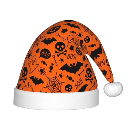 Kuilepa Weihnachtsmannhut mit 6 Halloween-Druck, Weihnachtsmütze für Kinder, bequeme Unisex-Weihnachtsmützen für Weihnachten, Neujahr, Feiertage, Partyzubehör Kuilepa Weihnachtsmannhut mit 6 Halloween-Druck, Weihnachtsmütze für Kinder, bequeme Unisex-Weihnachtsmützen für Weihnachten, Neujahr, Feiertage, Partyzubehör von Kuilepa