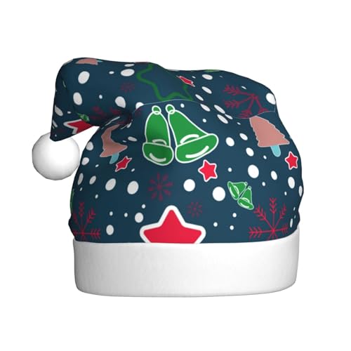 Kuilepa Weihnachtsmütze, Weihnachtsmannmütze, Weihnachtsmütze für Erwachsene, verdickte Weihnachtsmannmützen für Weihnachten, Neujahr, Urlaub, Partyzubehör Kuilepa Weihnachtsmütze, Weihnachtsmannmütze, Weihnachtsmütze für Erwachsene, verdickte Weihnachtsmannmützen für Weihnachten, Neujahr, Urlaub, Partyzubehör von Kuilepa