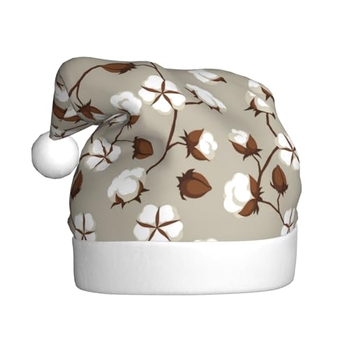 Kuilepa Weihnachtsmütze mit Baum-Druck, Weihnachtsmann-Hut für Erwachsene, verdickte Weihnachtsmannmützen für Weihnachten, Neujahr Kuilepa Weihnachtsmütze mit Baum-Druck, Weihnachtsmann-Hut für Erwachsene, verdickte Weihnachtsmannmützen für Weihnachten, Neujahr von Kuilepa