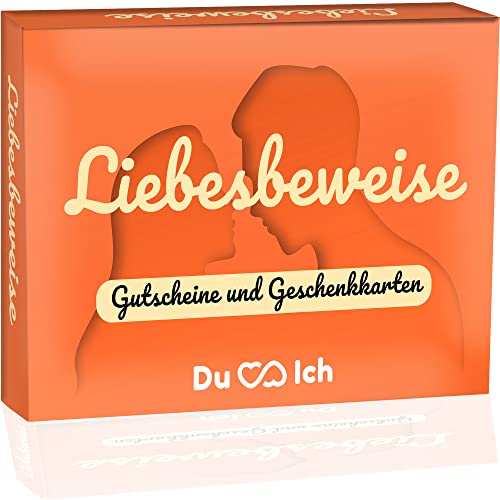 Kulinu Liebesbeweise - Geschenk für den Partner - Kartenspiel Paare - Spiel Geschenkidee als Paar - Paarspiele Fragespiel für Zwei Personen - Spiel zu Zweit von Kulinu