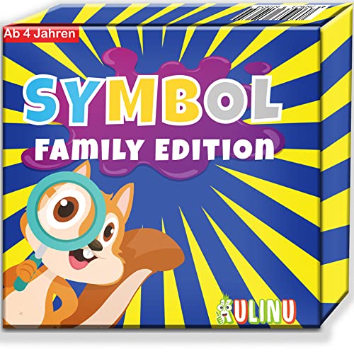 Symbol - Extra faires Kartenspiel für Kinder ab 4 Jahren - Gesellschaftsspiel Reisespiel Familienspiel Lernspiel Geschenk ab 4 Jahren (Symbol - Family Edition) von Kulinu