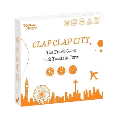 Kulture Games Clap Clap City - Das Reisespiel mit Drehungen und Drehungen von Kulture Games