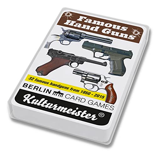 Kulturmeister Kartenspiel Famous Hand Guns - Entdecke 32 Handfeuerwaffen Kulturmeister Kartenspiel Famous Hand Guns - Entdecke 32 Handfeuerwaffen von Kulturmeister