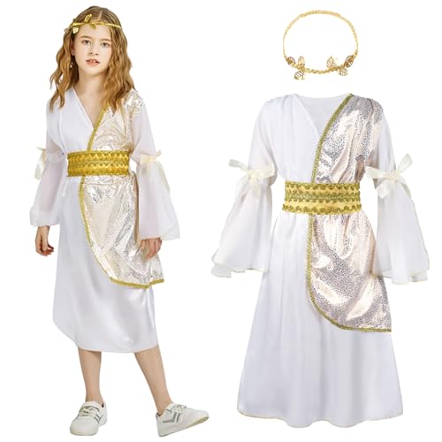 KumSoomliy Athena Cosplay-Kostüm, griechisches Kostüm für Mädchen, Verkleidung für Halloween, Kinder, Prinzessin-Cosplay-Outfits KumSoomliy Athena Cosplay-Kostüm, griechisches Kostüm für Mädchen, Verkleidung für Halloween, Kinder, Prinzessin-Cosplay-Outfits von KumSoomliy