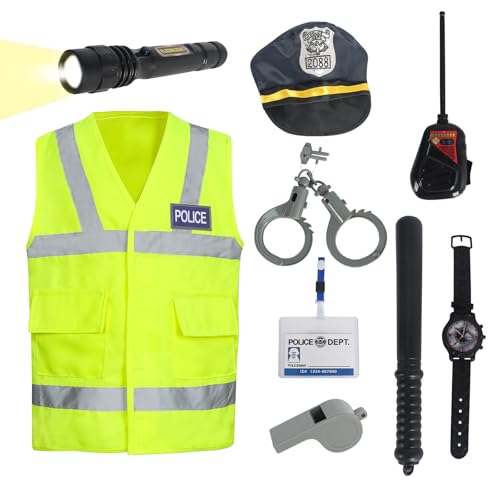 KumSoomliy Polizei-Kostüm für Jungen, Armee-Kostüm für Kinder, Superhelden-Outfits für Kinder KumSoomliy Polizei-Kostüm für Jungen, Armee-Kostüm für Kinder, Superhelden-Outfits für Kinder von KumSoomliy