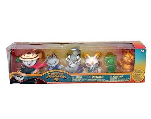 Kung Fu Panda, 6 Stück 2,5 Zoll Sammelfiguren, Glow in The Dark und Golden Varianten, Bösewichte und Helden Bundle, einzigartig posiert, geeignet ab 5 Jahren Kung Fu Panda, 6 Stück 2,5 Zoll Sammelfiguren, Glow in The Dark und Golden Varianten, Bösewichte und Helden Bundle, einzigartig posiert, geeignet ab 5 Jahren von Kung Fu Panda
