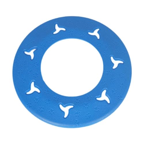 Kuntesetty Aerodynamische Wurfscheibe für Hunde Aus Abriebfestem Material Leicht zu Werfen Und zu Fangen für Strand Ausflüge Und Wasserspiele, Blau Kuntesetty Aerodynamische Wurfscheibe für Hunde Aus Abriebfestem Material Leicht zu Werfen Und zu Fangen für Strand Ausflüge Und Wasserspiele, Blau von Kuntesetty